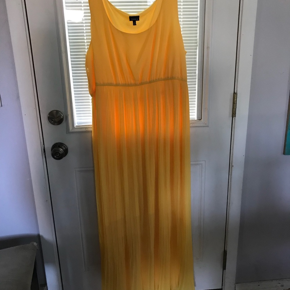 Canary Yellow Maxi Dress